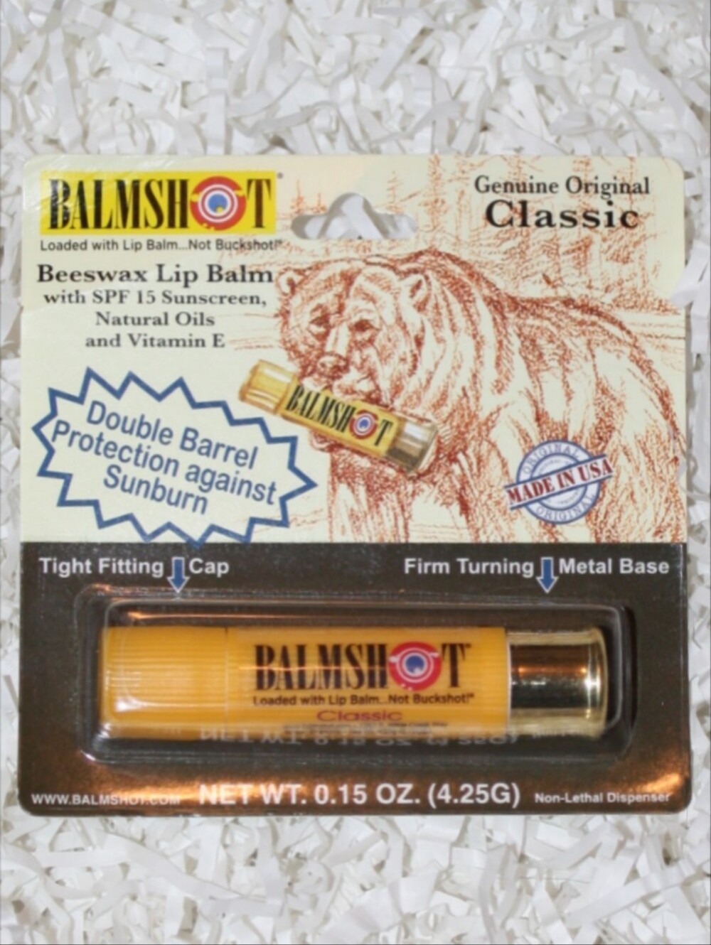 Balmshot Classic Beeswax Lip Balm